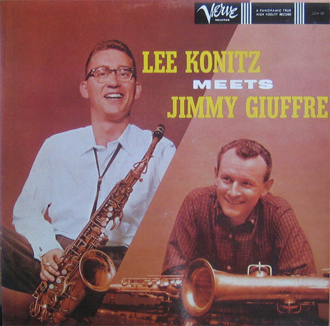 Front cover of Lee Konitz Meets Jimmy Giuffre – Lee Konitz Meets Jimmy Giuffre, Verve Records, France, 1979