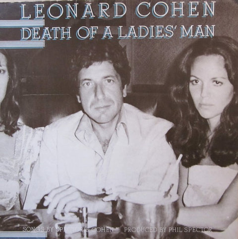 Front cover of Leonard Cohen – Death Of A Ladies' Man, CBS, Europe, 1977