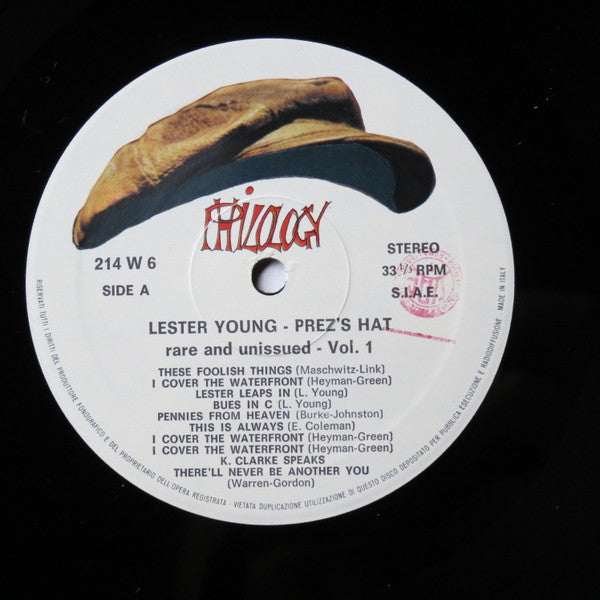 Lester Young – Prez's Hat Vol. 1, image 3