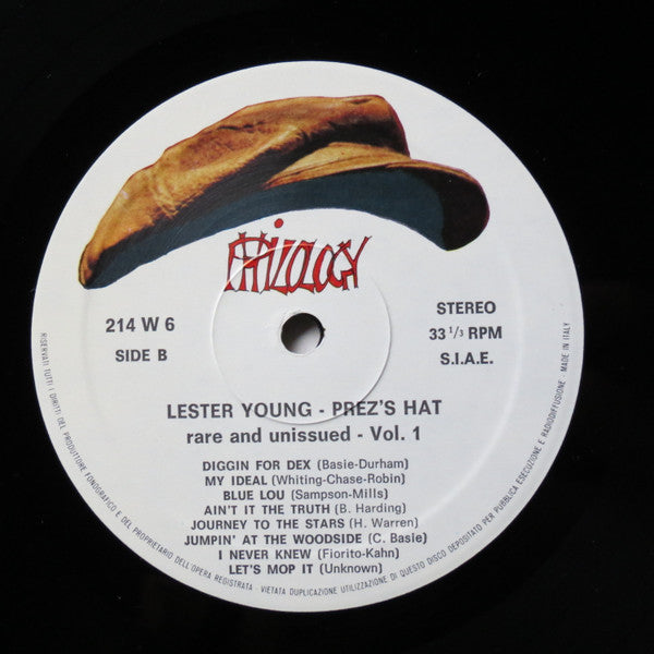 Lester Young – Prez's Hat Vol. 1, image 4