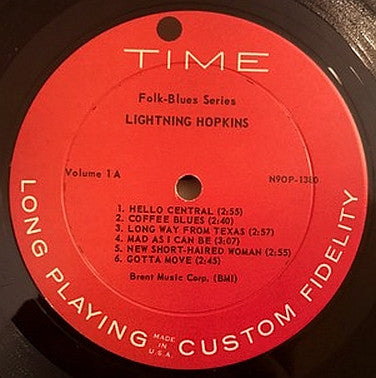 Lightning Hopkins – Vol. 1 Blues-Folk Series, image 3