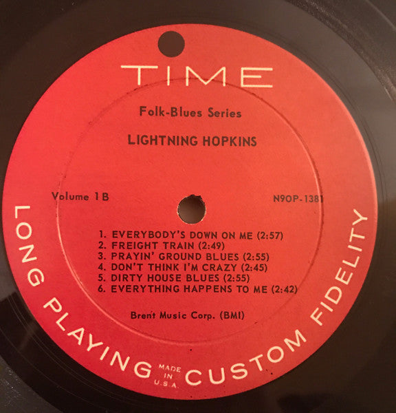 Lightning Hopkins – Vol. 1 Blues-Folk Series, image 4
