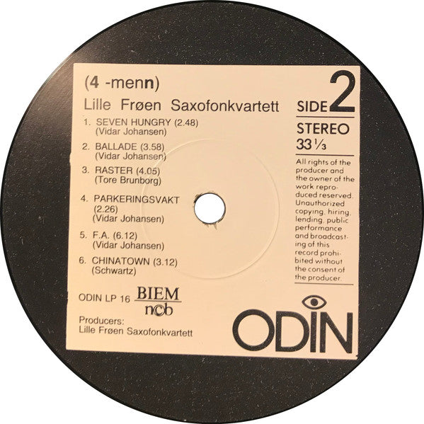 Lille Frøen Saxofonkvartett – (4 - Menn), image 4