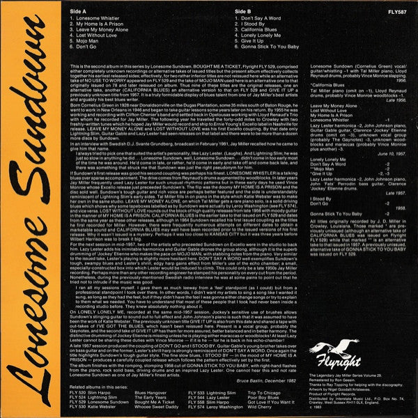 Lonesome Sundown – Lonesome Whistler 1956-58, image 2
