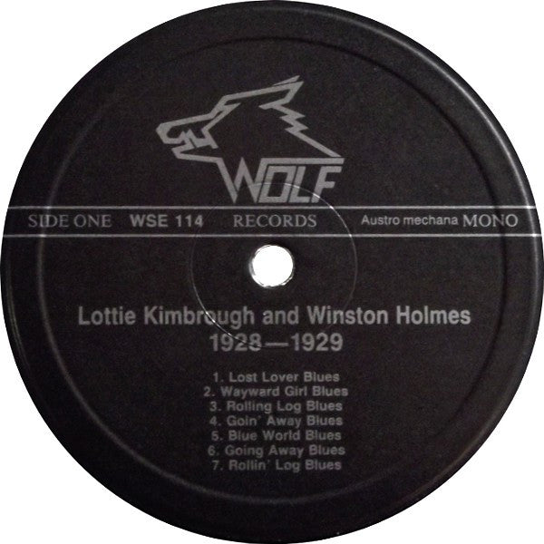 Lottie Kimbrough And Winston Holmes – Lottie Kimbrough And Winston Holmes (1928-29) (Complete Recordings In Chronological Order), image 3