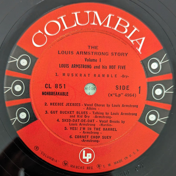 Louis Armstrong And His Hot Five – The Louis Armstrong Story - Vol. 1, image 3
