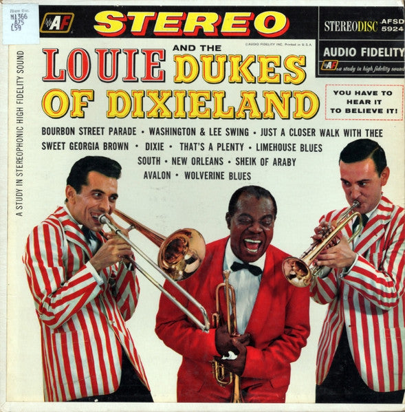 Louis Armstrong And The Dukes Of Dixieland – Louie And The Dukes Of Dixieland, image 2