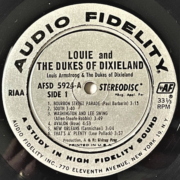 Louis Armstrong And The Dukes Of Dixieland – Louie And The Dukes Of Dixieland, image 5