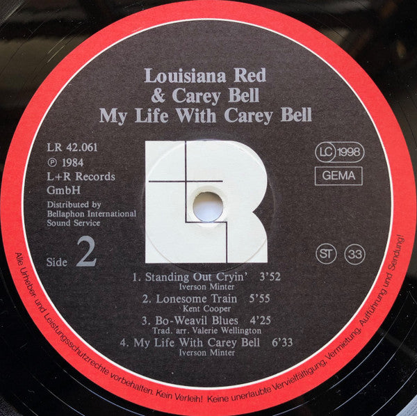Louisiana Red And Carey Bell – My Life With Carey Bell, image 4