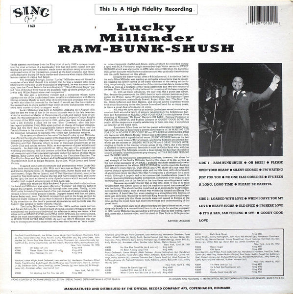 Lucky Millinder – Ram-Bunk-Shush, image 2