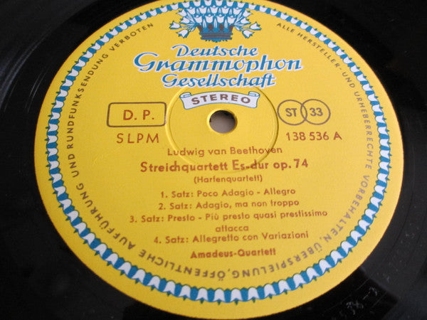 Ludwig van Beethoven - Amadeus-Quartett – String Quartets Op. 59 No. 1-3, Op. 74, Op. 95, image 2
