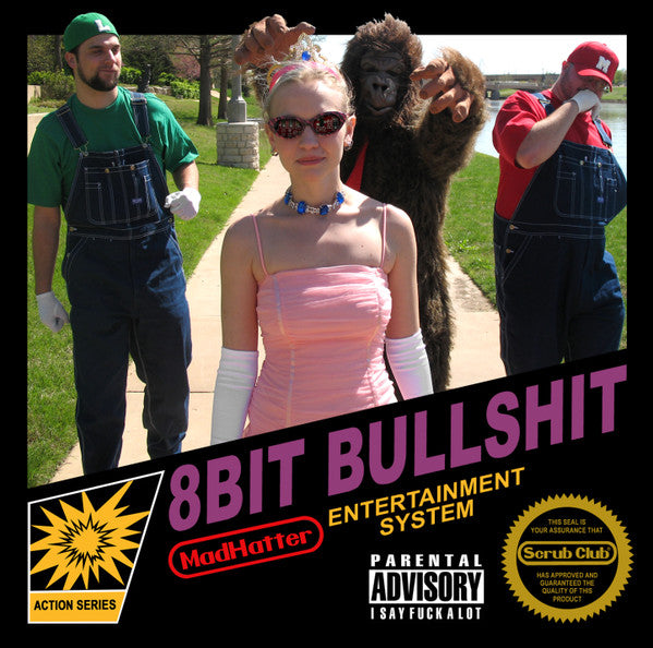 Front cover of MadHatter – 8Bit Bullshit, Surrender To The Sound Records, Europe, 2021