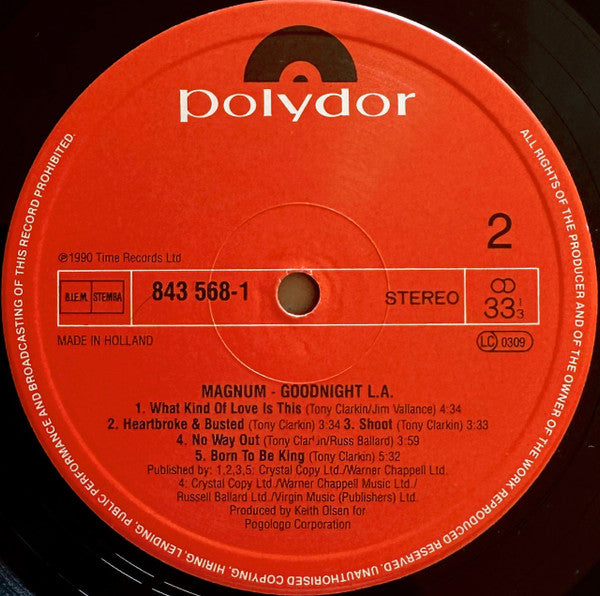 Magnum – Goodnight L.A., image 4