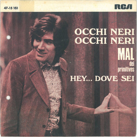 Front cover of Mal Dei Primitives – Occhi Neri Occhi Neri, RCA, Germany, 1969