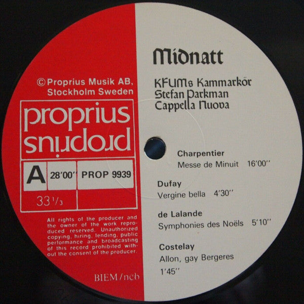 Charpentier, Dufay, de Lalande, Costeley, Roux, Poulenc, KFUMs Kammarkör, Stefan Parkman, Cappella Nuova – Musique De France, image 3
