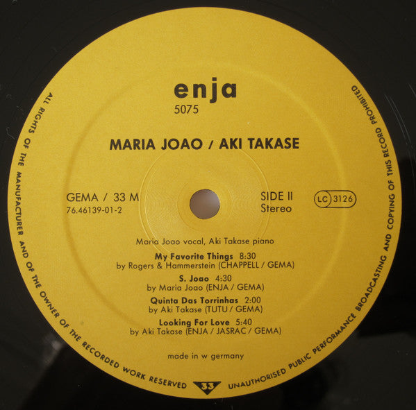 Maria João - Aki Takase – Looking For Love - Live At The Leverkusen Jazz Festival, image 4