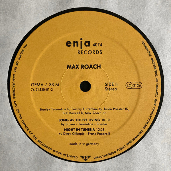 Max Roach – Long As You're Living, image 5
