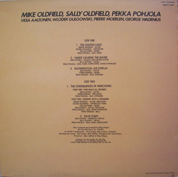 Mike Oldfield, Sally Oldfield, Pekka Pohjola – US-101, image 2