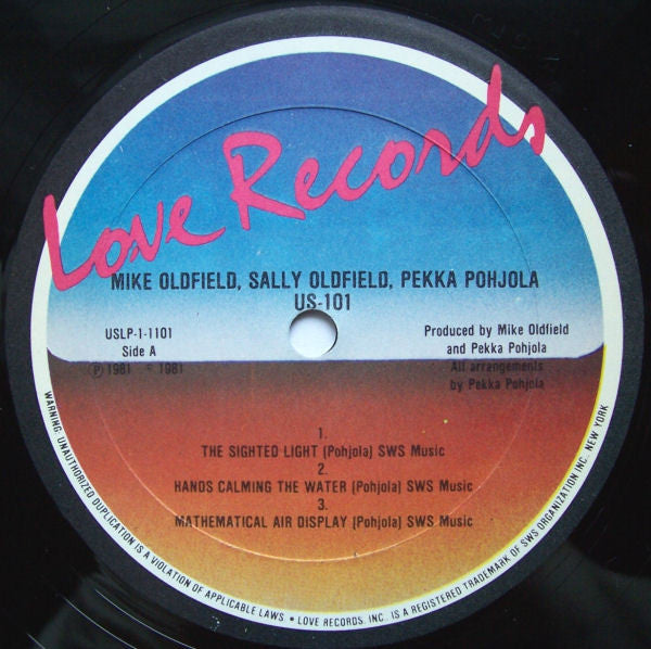 Mike Oldfield, Sally Oldfield, Pekka Pohjola – US-101, image 3