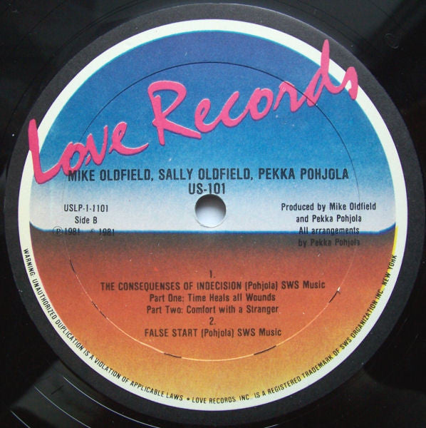 Mike Oldfield, Sally Oldfield, Pekka Pohjola – US-101, image 4