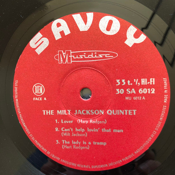 The Milt Jackson Quintet – The Milt Jackson Quintet, image 3