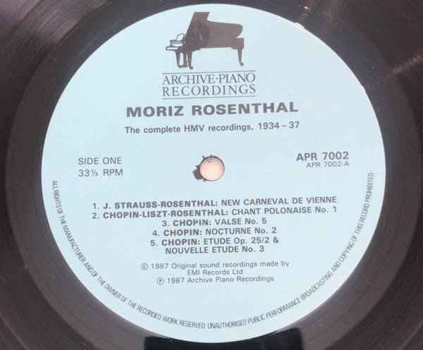 Moriz Rosenthal – The Complete HMV Recordings (1934-37), image 3