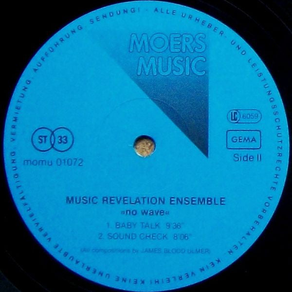 Music Revelation Ensemble – No Wave, image 4