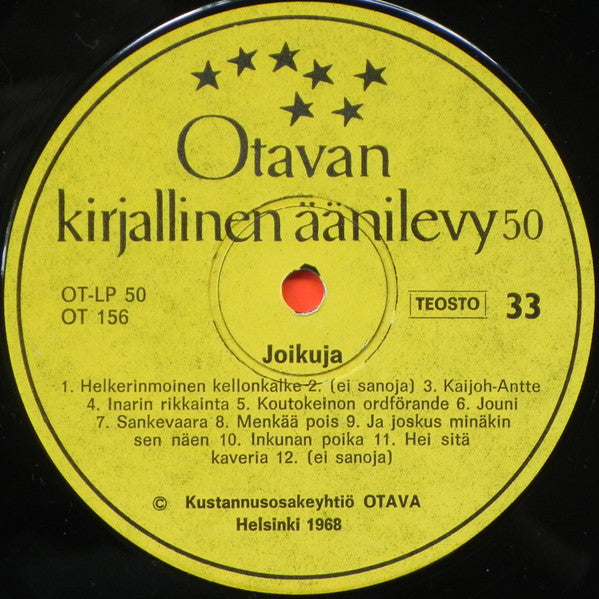 Nils-Aslak Valkeapää – Joikuja, image 3