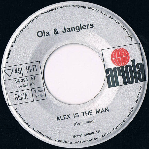 Ola & Janglers – La La La / Alex Is The Man, image 4