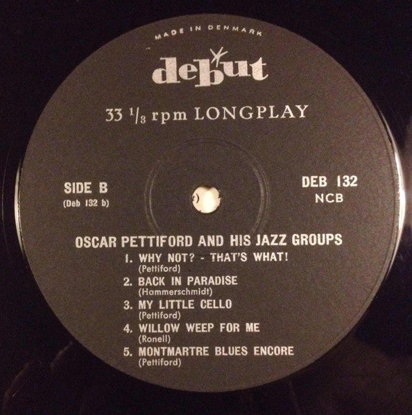 Oscar Pettiford And His Jazz Groups – My Little Cello, image 4