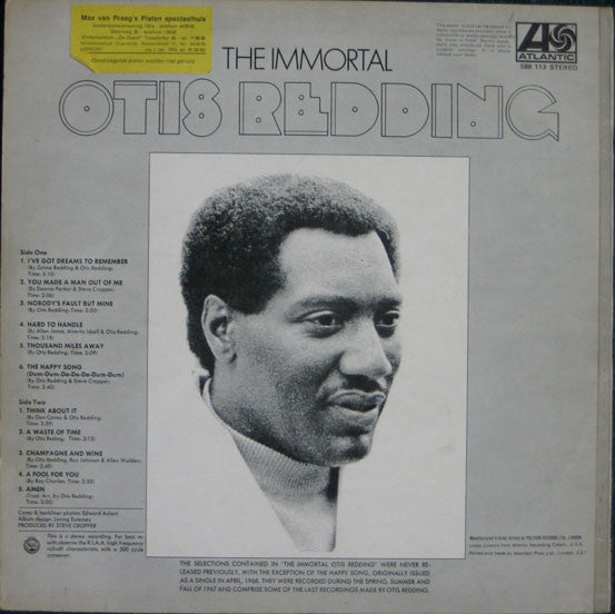 Otis Redding – The Immortal Otis Redding, image 2