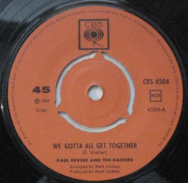 Paul Revere And The Raiders – We Gotta All Get Together, image 3