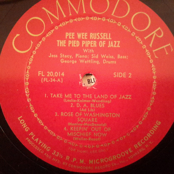 Pee Wee Russell – The Pied Piper Of Jazz, image 3