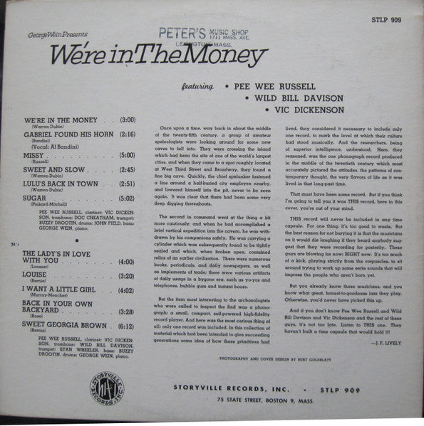 Pee Wee Russell – We're In The Money, image 2