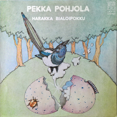 Front cover of Pekka Pohjola – Harakka Bialoipokku, Love Records, Finland, 1974