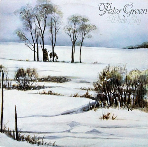 Front cover of Peter Green – White Sky, PVK Records, Scandinavia, 1982