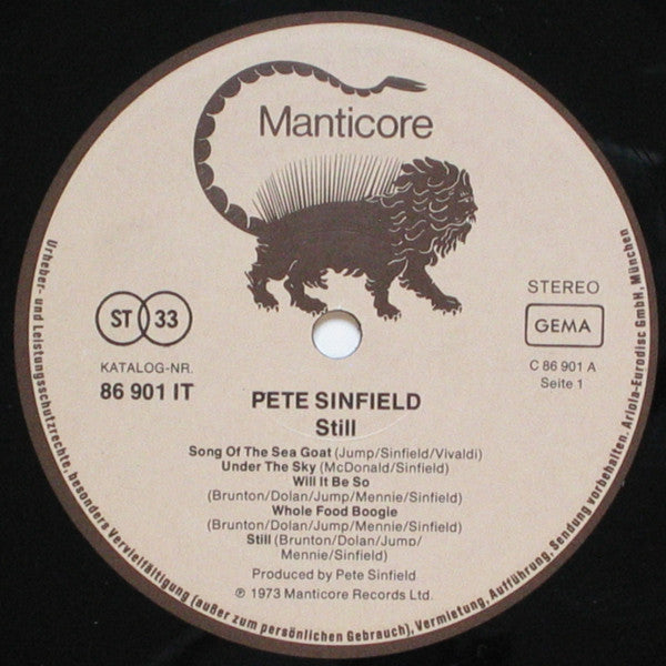 Pete Sinfield – Still, image 3