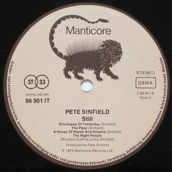 Pete Sinfield – Still, image 4