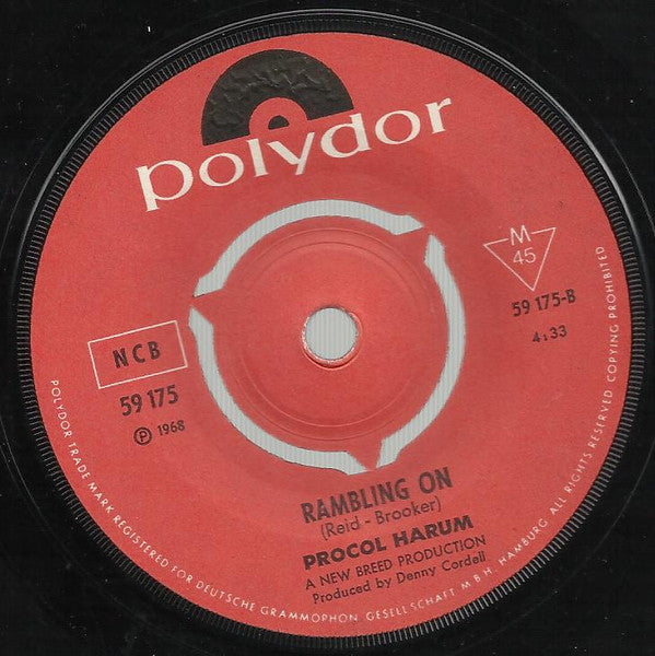 Procol Harum – Quite Rightly So / Rambling On, image 3
