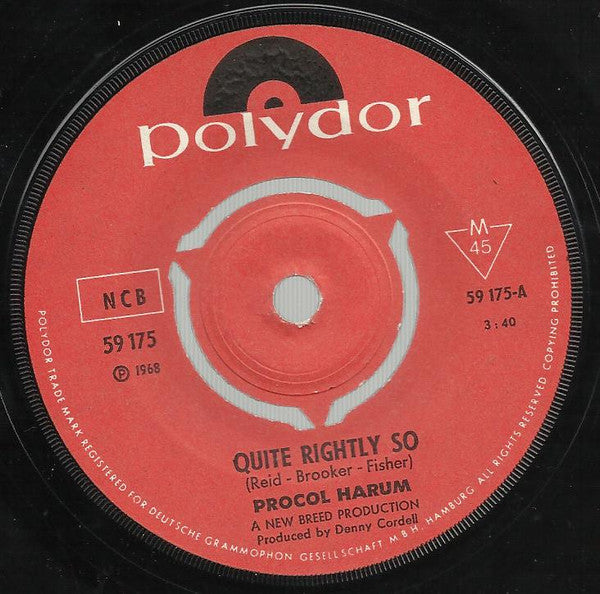 Procol Harum – Quite Rightly So / Rambling On, image 4