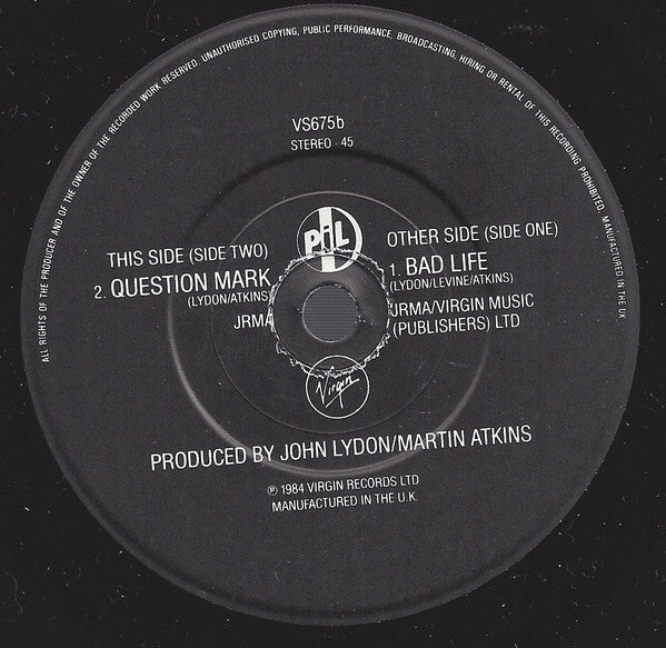 PiL – Bad Life, image 4