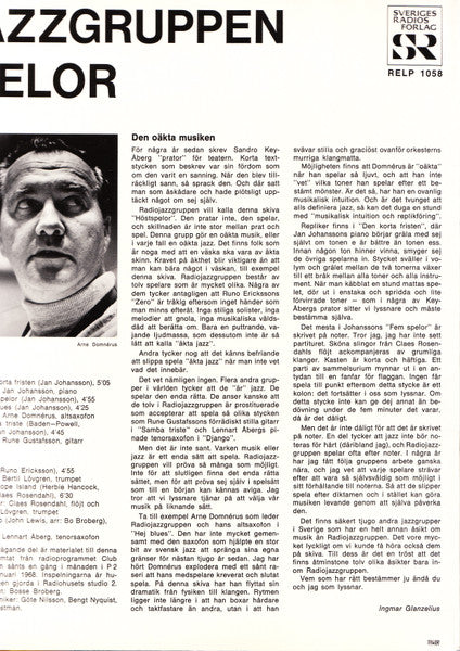 Radiojazzgruppen – Höstspelor, image 5