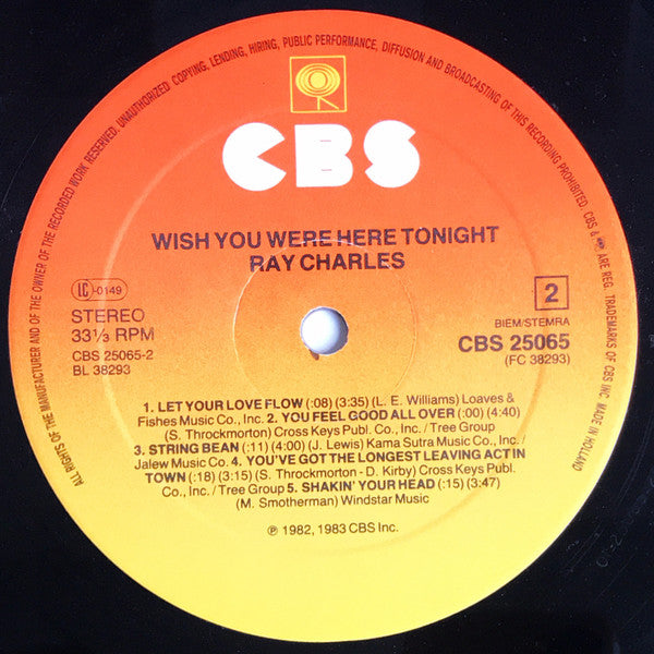 Ray Charles – Wish You Were Here Tonight, image 4