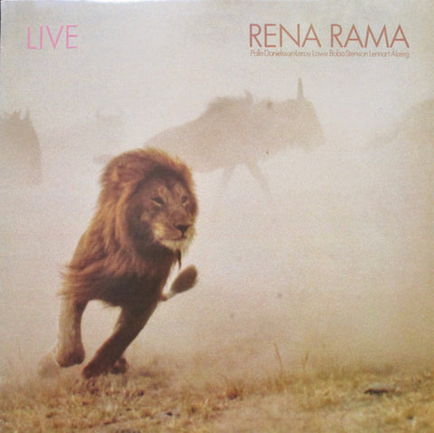 Front cover of Rena Rama – Live, Organic Music, Sweden, 1983