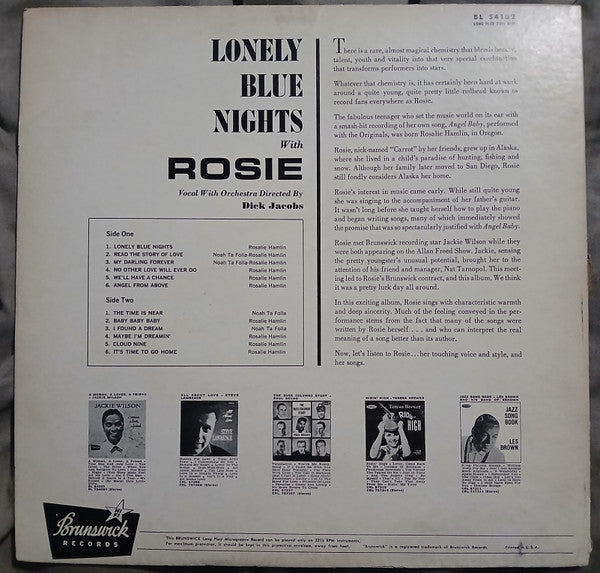 Rosie – Lonely Blue Nights, image 2