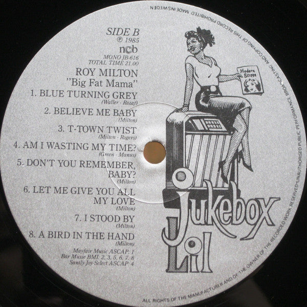 Roy Milton And His Solid Senders – Big Fat Mama, image 4