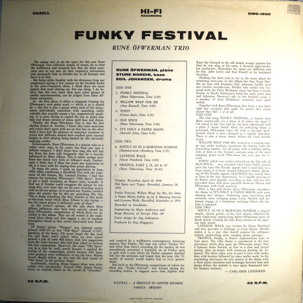 Rune Öfwerman Trio – Funky Festival, image 2
