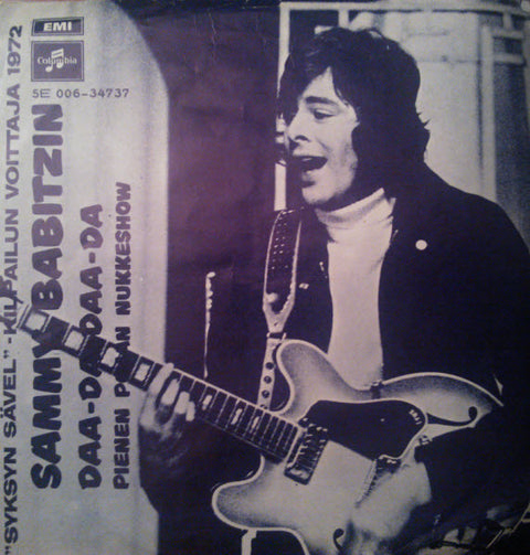 Front cover of Sammy Babitzin – Daa-Da, Daa-Da / Pienen Pojan Nukkeshow, Columbia, Finland, 1972
