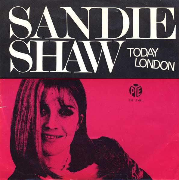 Front cover of Sandie Shaw – Today / London, Pye Records, Sweden, 1968