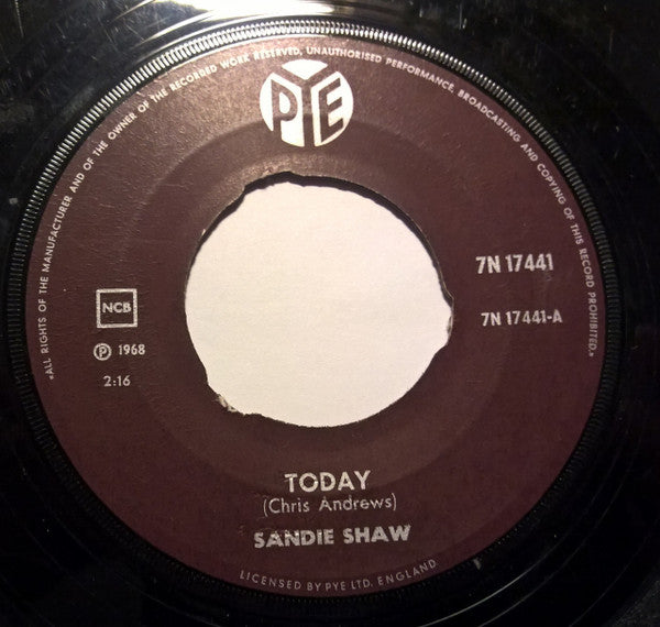 Sandie Shaw – Today / London, image 2